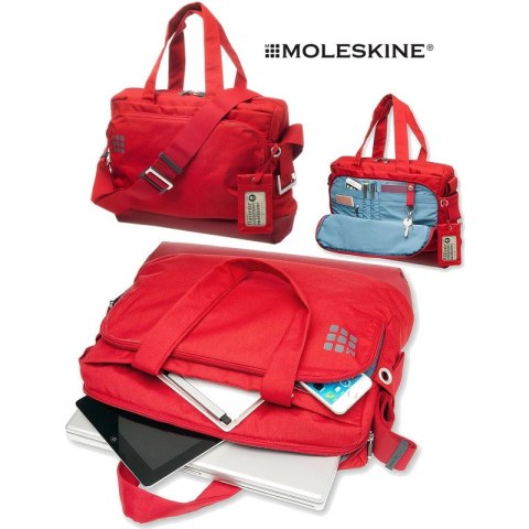 Torba na laptop Moleskine 15" czerwona Torba na laptop Moleskine 15" czerwona
