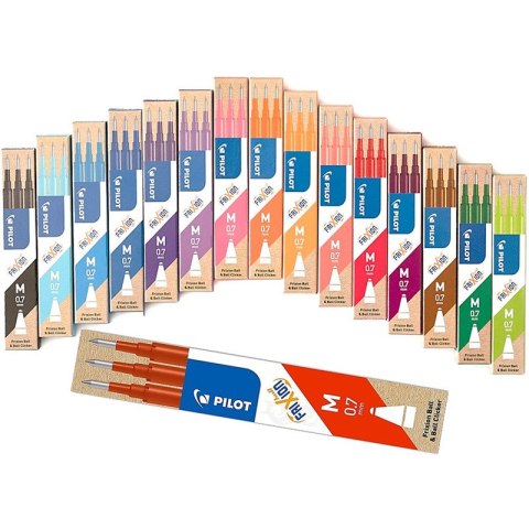 Wkłady wymazywalne Pilot Frixion M 0.7mm red wine (3)