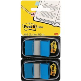 Zakładki Post-it 25.4x43.2mm niebieskie (2x50)