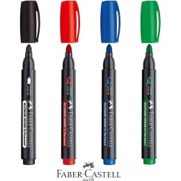 Marker permanentny Faber-Castell 52, CZERWONY