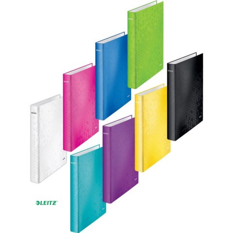 Segregator ringowy Leitz Wow A4/25mm 4R żółty