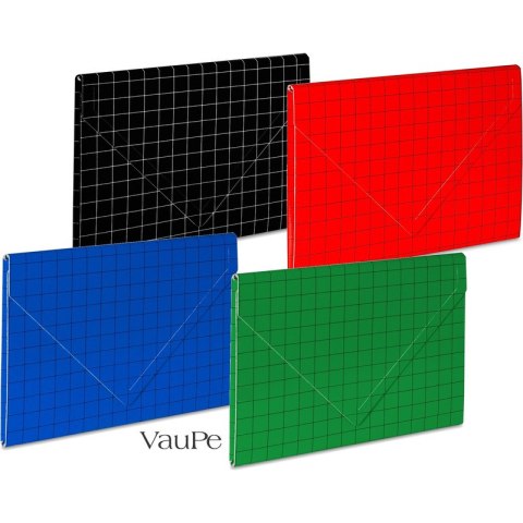Teczka kartonowa z rzepem VauPe A4/10mm zielona