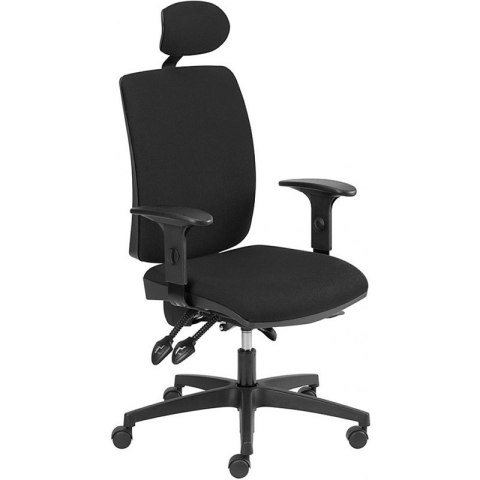 Fotel biurowy Office Products Kefalonia czarny Fotel biurowy Office Products Kefalonia czarny