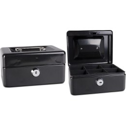 Kasetka na pieniądze Donau 152x80x115mm czarna