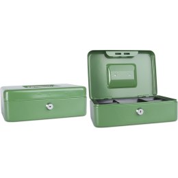 Kasetka na pieniądze Donau 250x90x180mm zielona