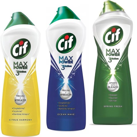 Mleczko do czyszczenia Cif Max Power 1001g Spring