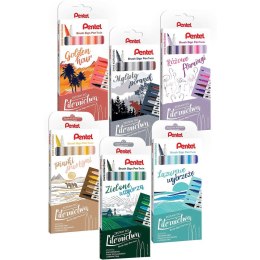 Pisaki pędzelkowe Pentel Brush Sign Pen Twin SESW3