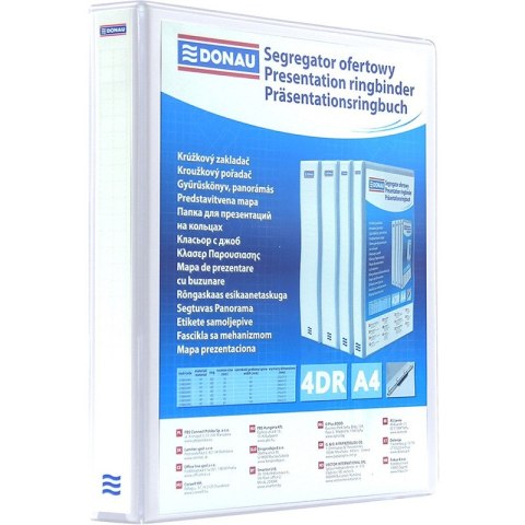 Segregator ofertowy Donau A4/16mm 4R biały