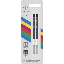 Wkłady do długopisu Parker QuinkFlow M czarne (2)
