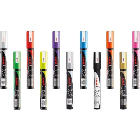 Marker kredowy Uni PWE-5M czarny