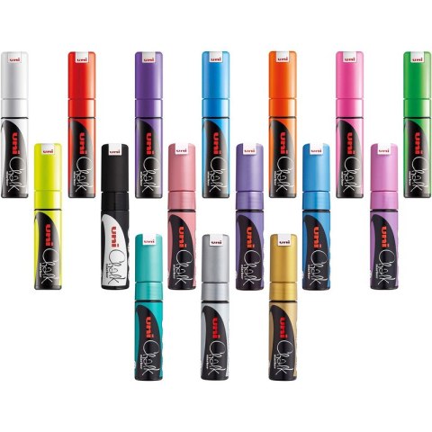 Marker kredowy Uni PWE-8K złoty