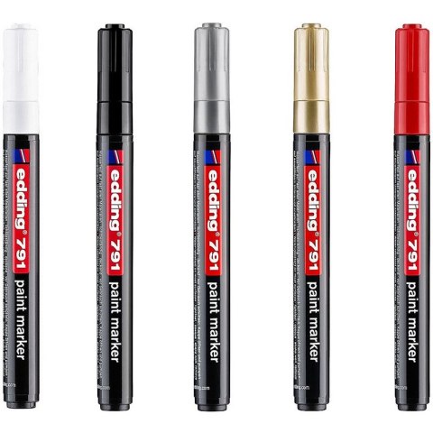 Marker olejowy Edding 791 czerwony