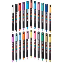 Marker z farbą plakatową Uni POSCA PC-1MR czarny