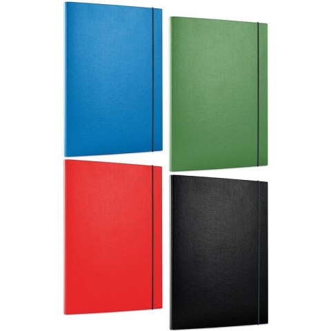 Teczka z gumką OFFICE PRODUCTS, PP, A4/15, 3-skrz.