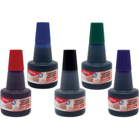 Tusz do pieczątek OFFFICE PRODUCTS, 30ml, fioletow